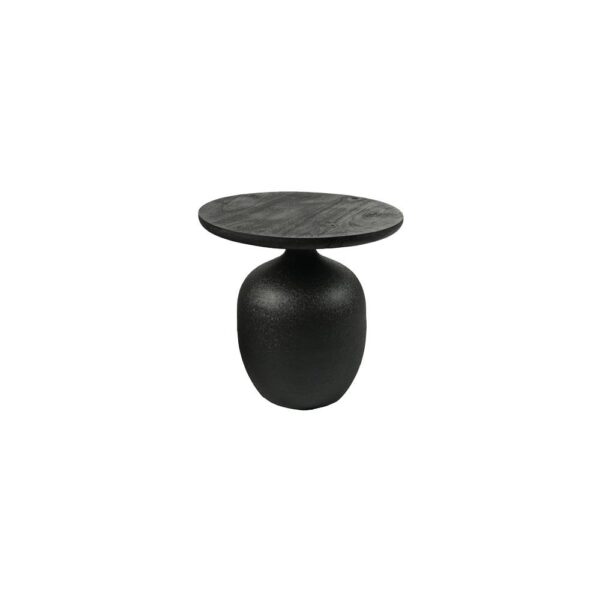 Vigo Bijzettafel zwart 45 cm