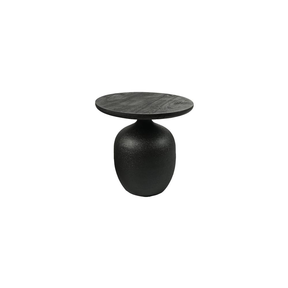 Vigo Bijzettafel zwart 45 cm