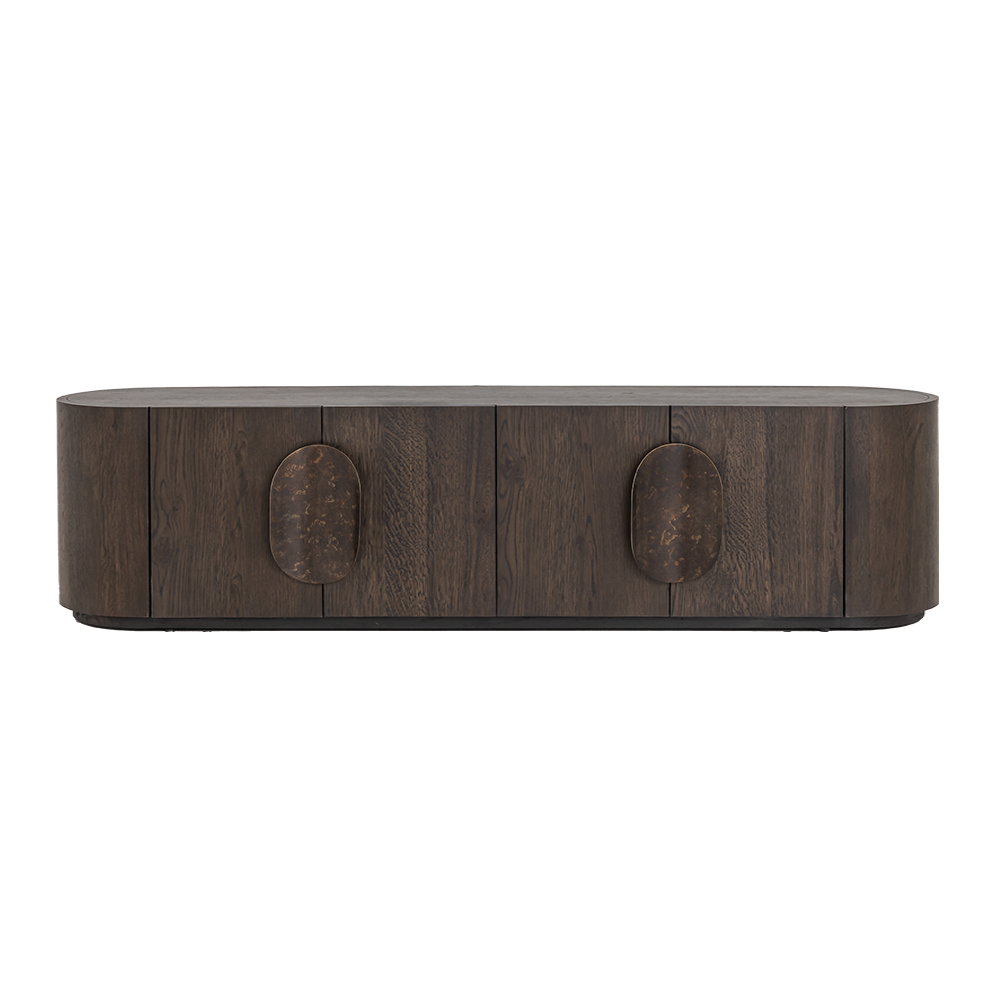 Allure TV-meubel donkerbruin 210 cm - Afbeelding 2
