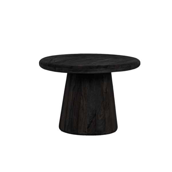 Asti Bijzettafel rond zwart 60 cm