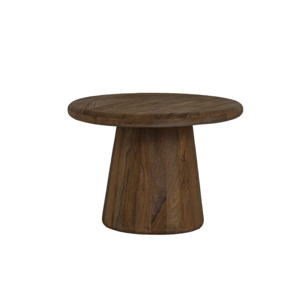 Asti Bijzettafel rond bruin 60 cm