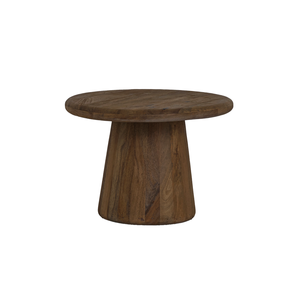 Asti Bijzettafel rond bruin 60 cm