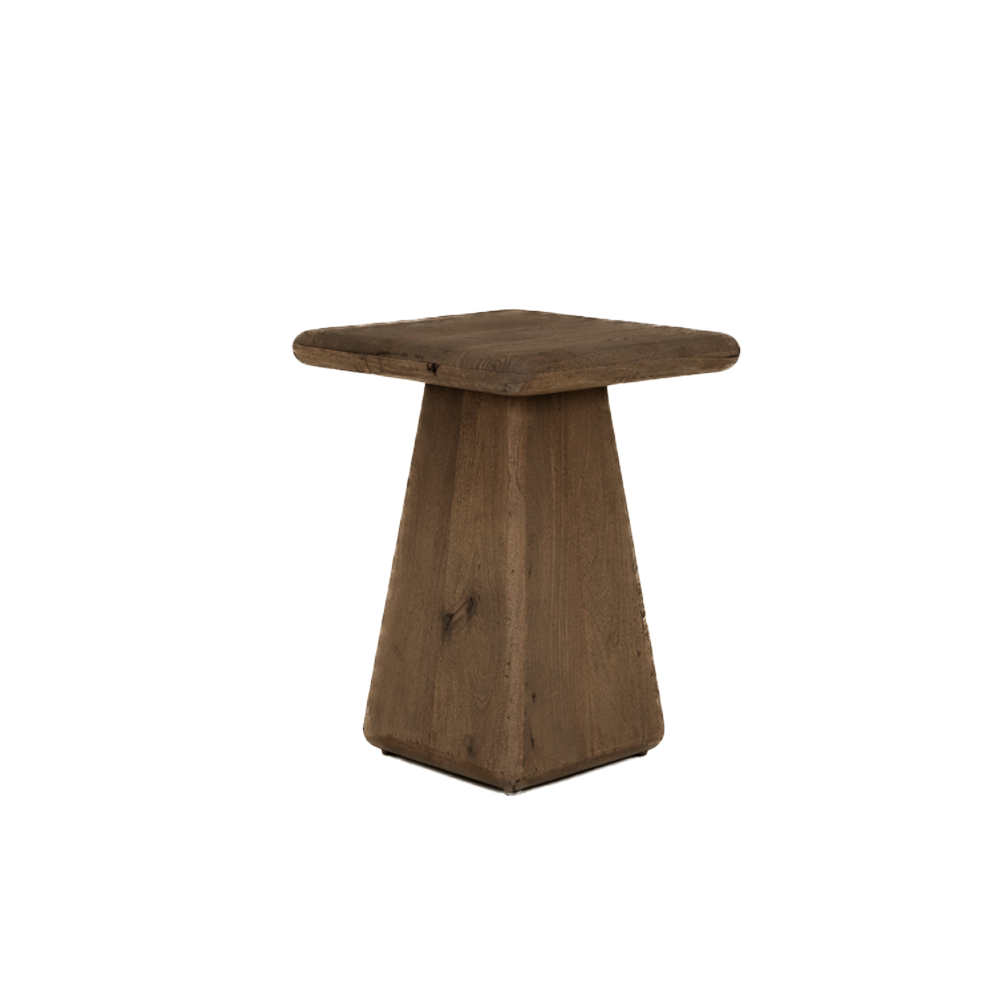 Asti Bijzettafel vierkant bruin 40 cm