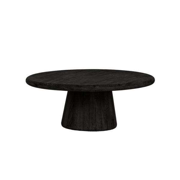 Asti Salontafel rond zwart 90 cm