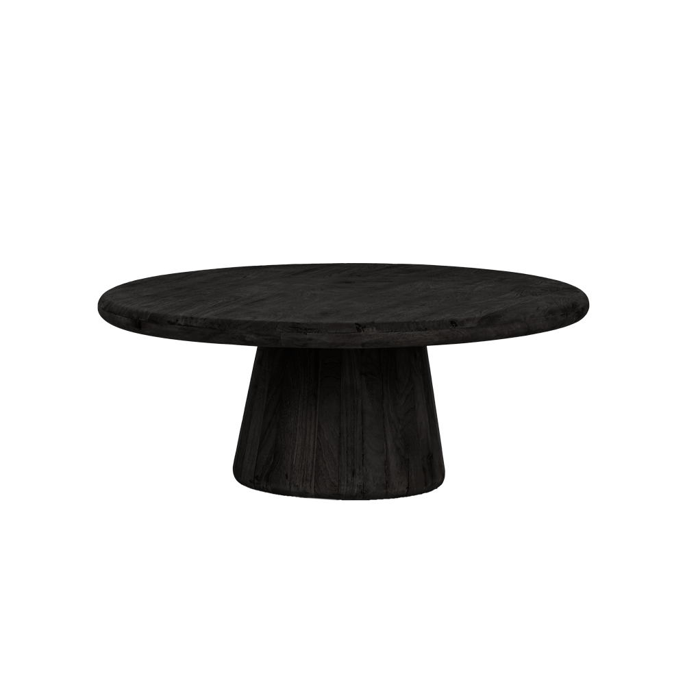 Asti Salontafel rond zwart 90 cm