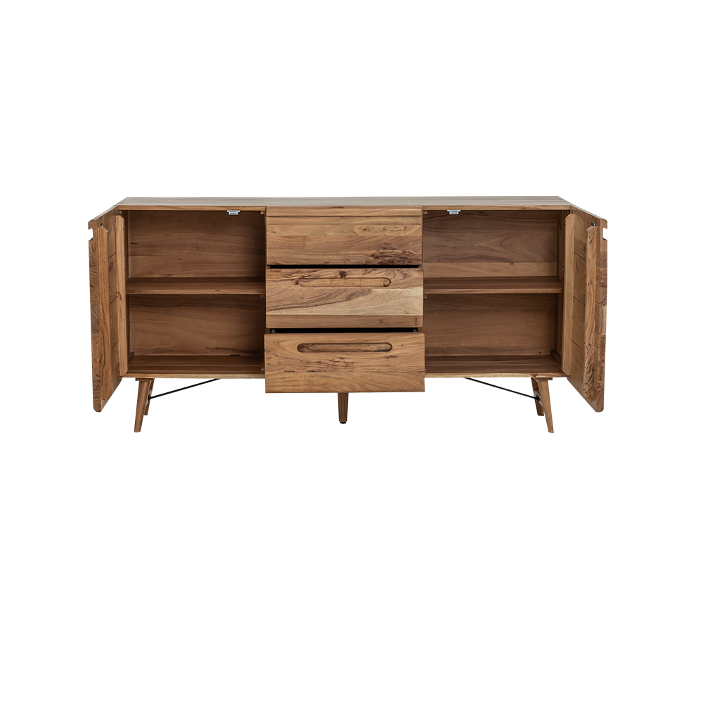 Aura Dressoir naturel 160 cm - Afbeelding 3