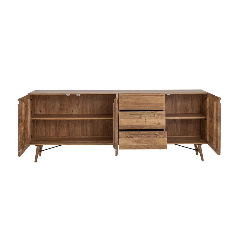 Aura Dressoir naturel 210 cm - Afbeelding 3