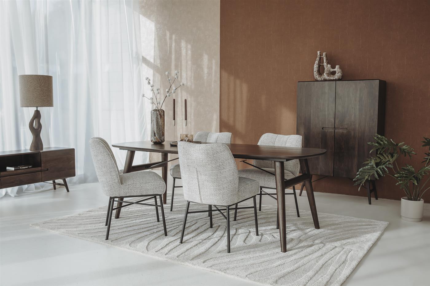 Aura Opbergkast espresso 100 cm - Afbeelding 7