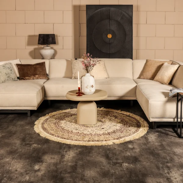 U-bank Bulle - Geweven stof - Beige