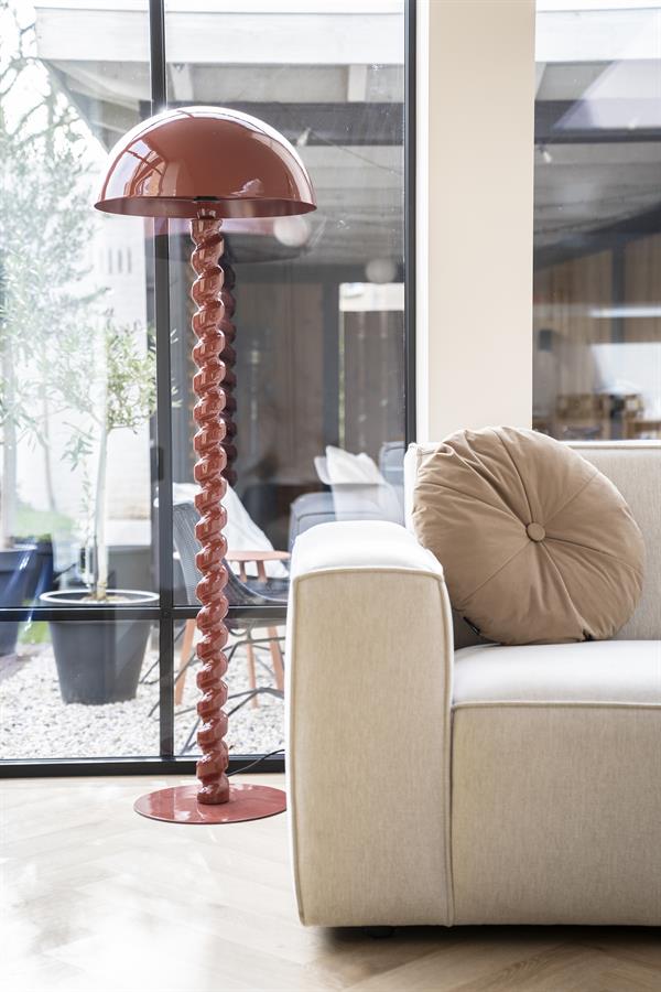 Floor lamp Luox - coral red - Afbeelding 4