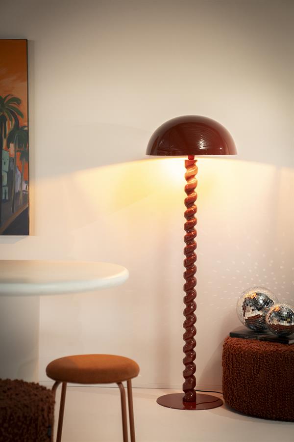Floor lamp Luox - coral red - Afbeelding 5