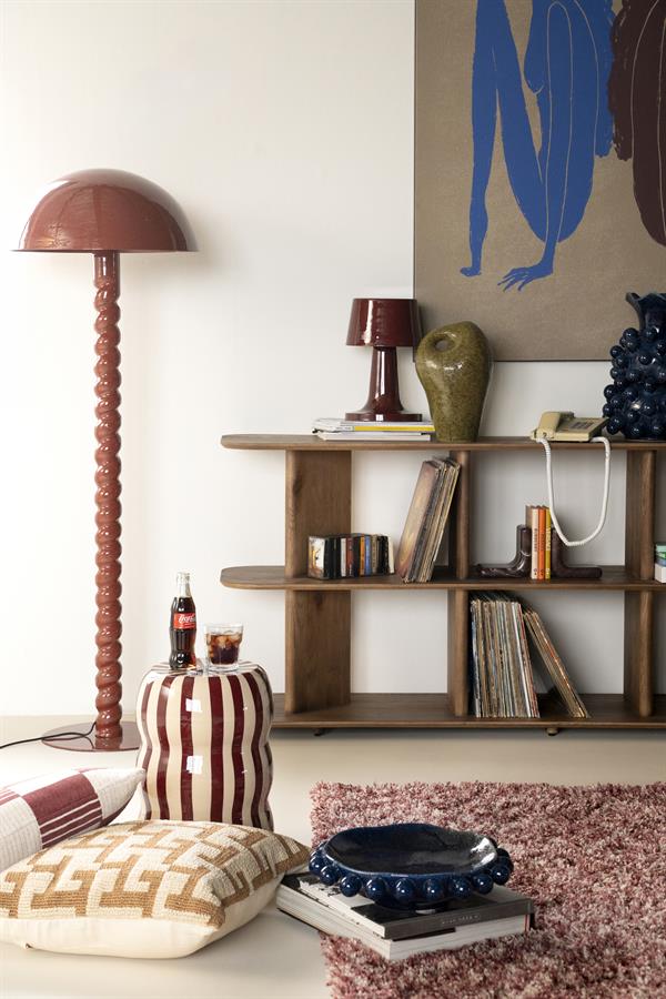 Floor lamp Luox - coral red - Afbeelding 6