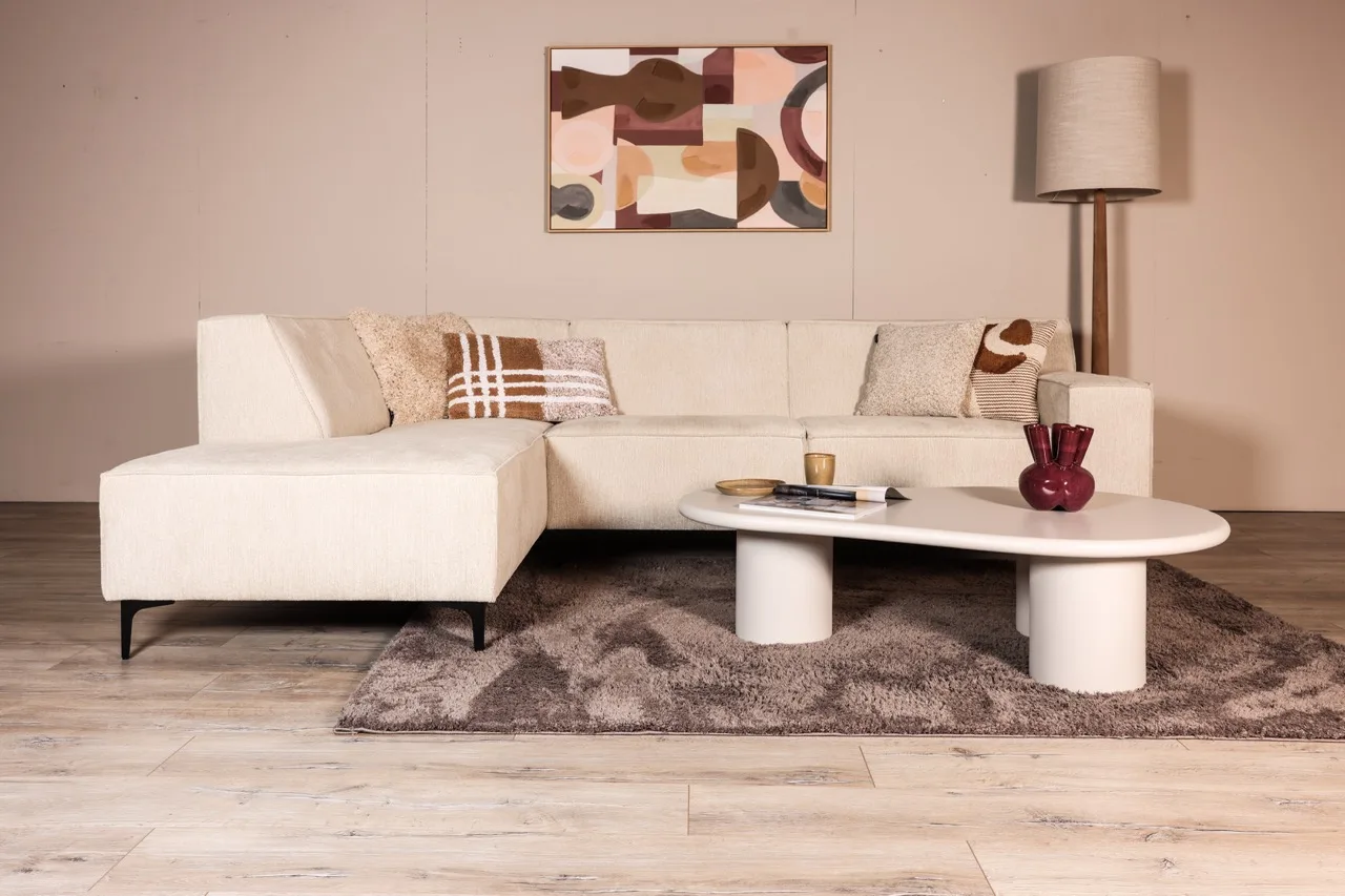 Hoekbank Delta - Naturel