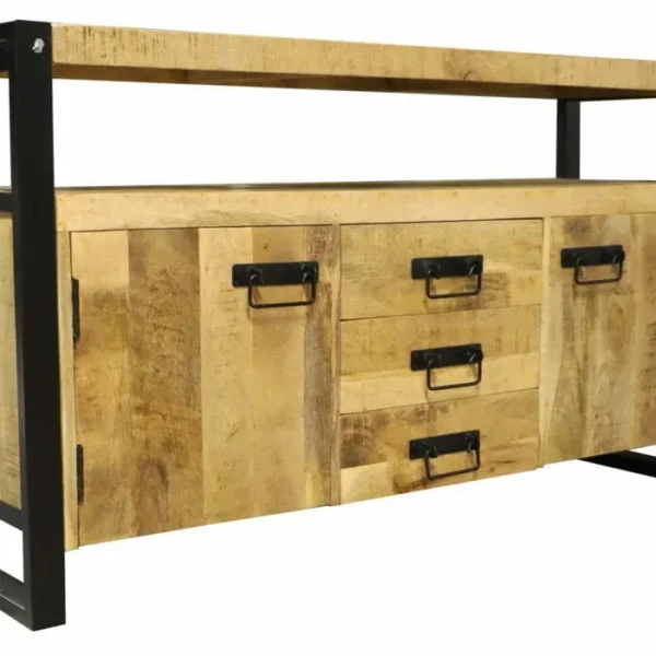 Dressoir Iron Wood Deluxe - 145cm - Mangohout