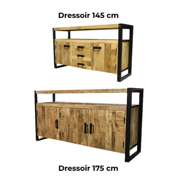 Meubelset Iron Wood - Mangohout