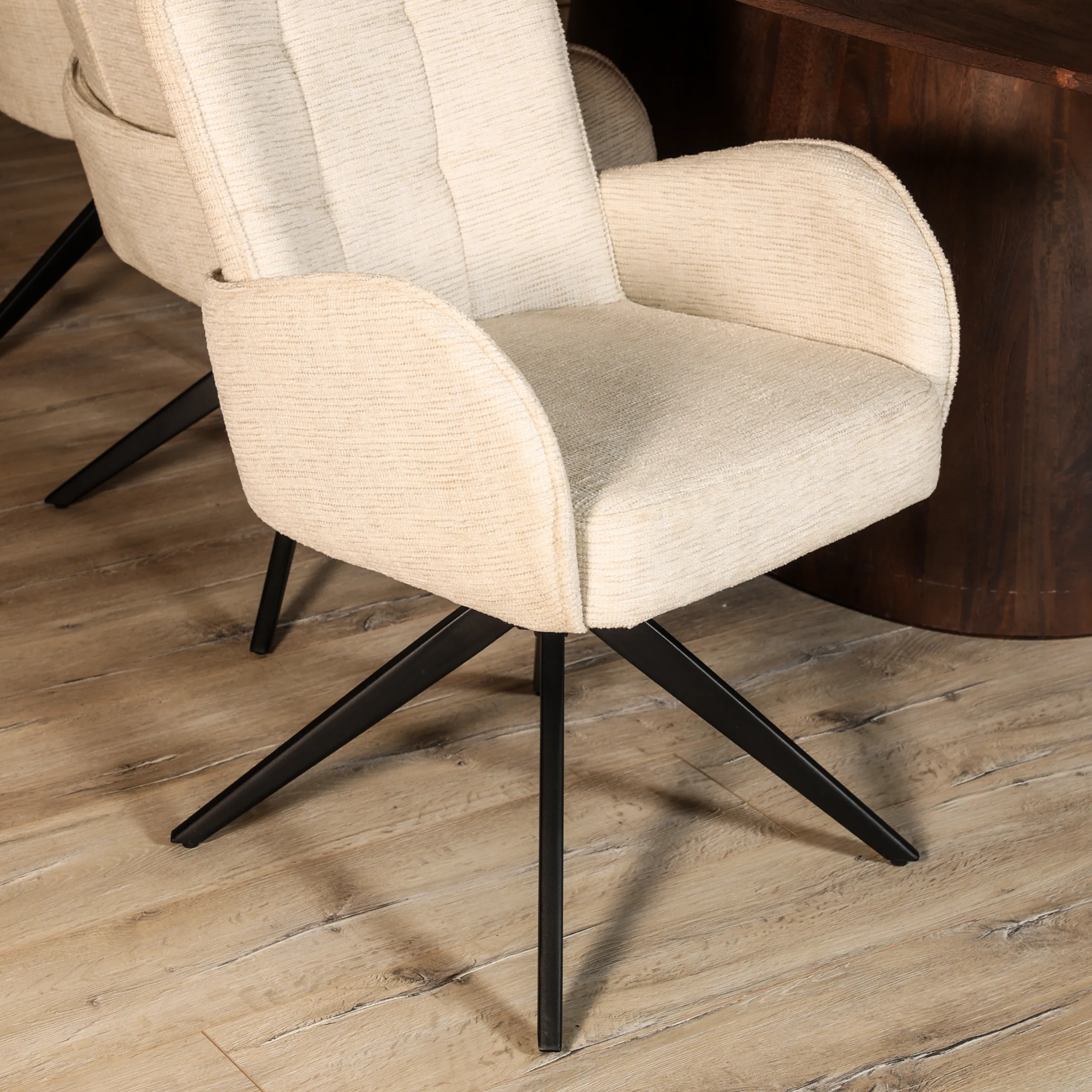 Eetkamerstoel Tom - Beige - Afbeelding 11