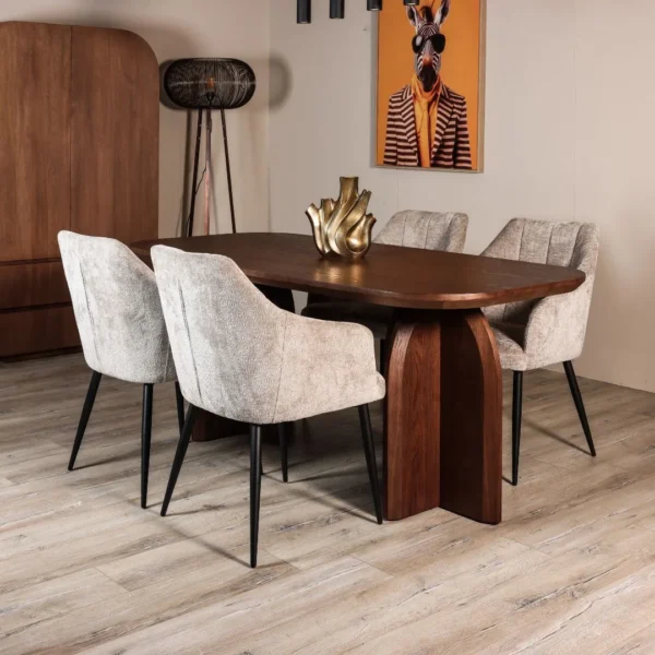 Eettafel Salerno - Deens ovaal