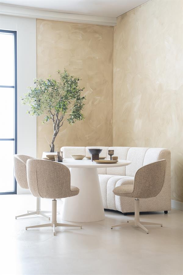 Eettafel Elin rond 130x76 - Afbeelding 4