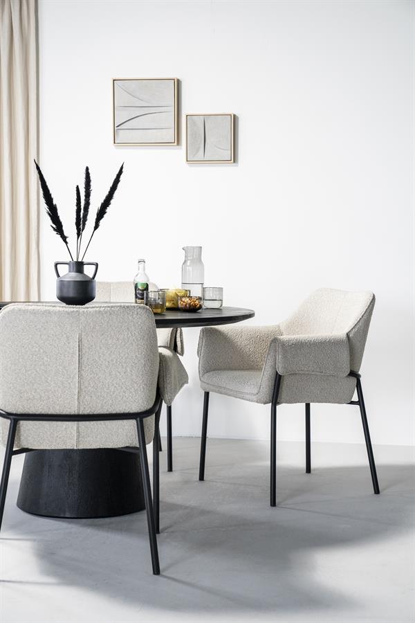Eettafel Aron rond 130 - Afbeelding 7