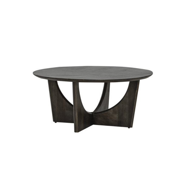 Fermo Salontafel rond olijfbruin 90 cm