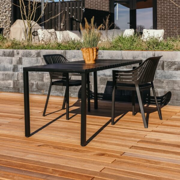 Tuintafel Siena - Zwart