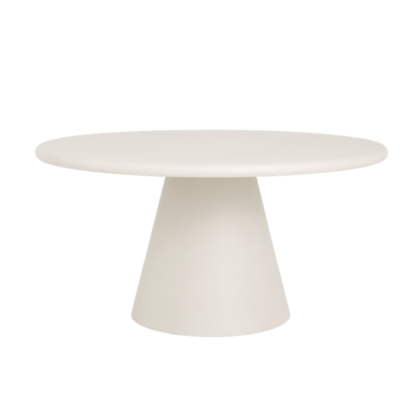 Mello Eetkamertafel rond wit 150 cm