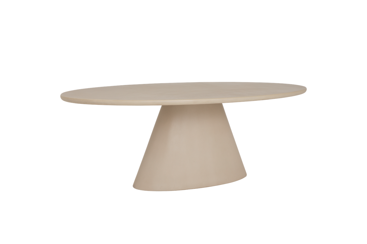 Mello Eetkamertafel ovaal beige 220 cm - Afbeelding 2