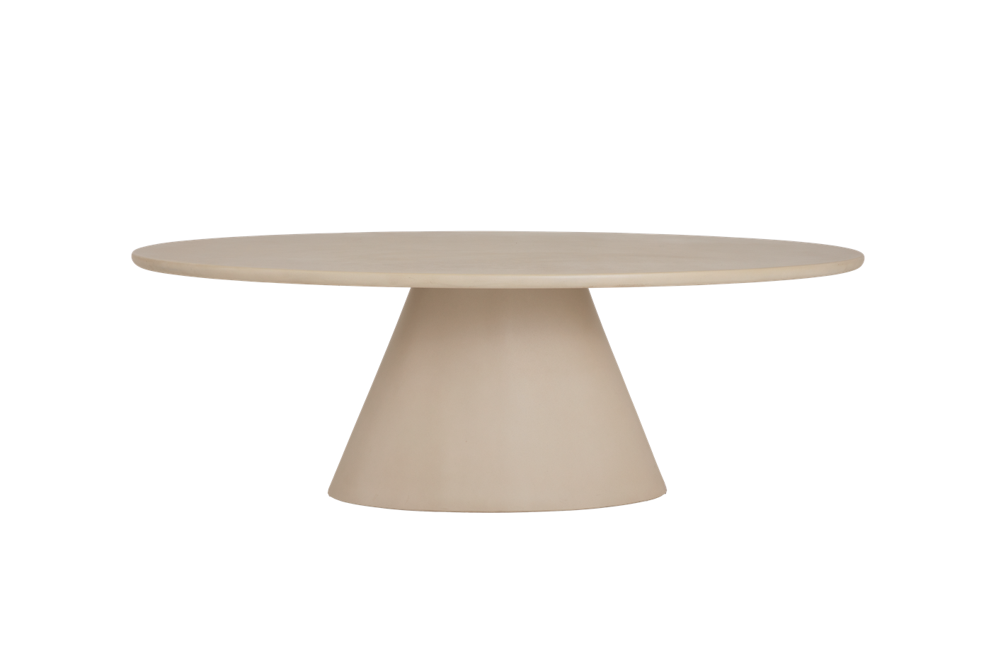 Mello Eetkamertafel ovaal beige 220 cm - Afbeelding 3