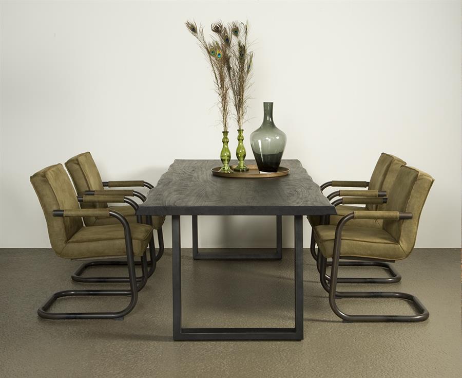 Ultimo Eetkamertafel zwart 240 cm - Afbeelding 2