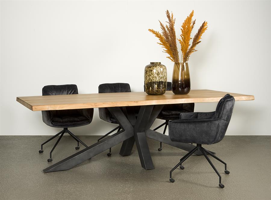 Sovana Eetkamertafel naturel 240 cm - Afbeelding 2