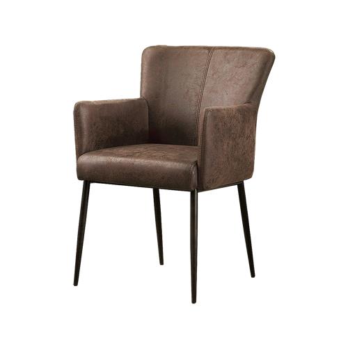 Ibiza Armstoel - fabric Savannah dark brown
