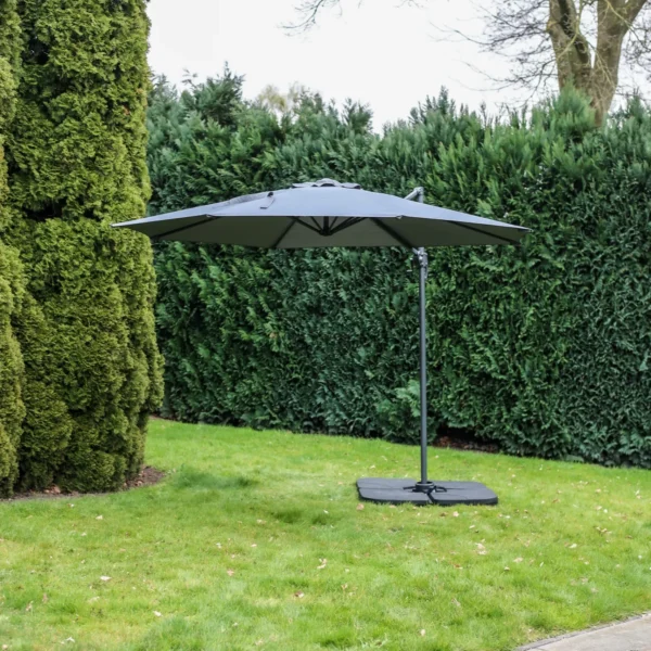 Parasol Klein -  ø 3 meter - Antraciet
