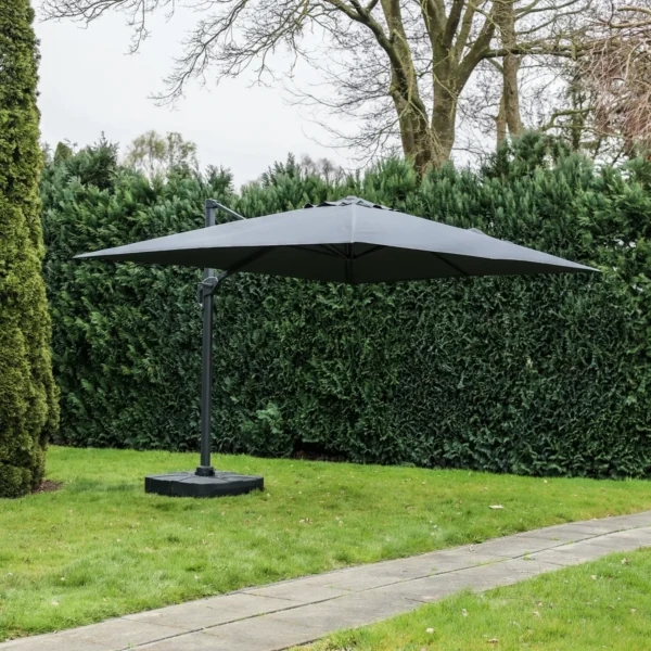 Parasol Middel -  3 x 3 meter - Antraciet