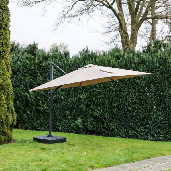Parasol Groot -  4 x 3 meter - Beige