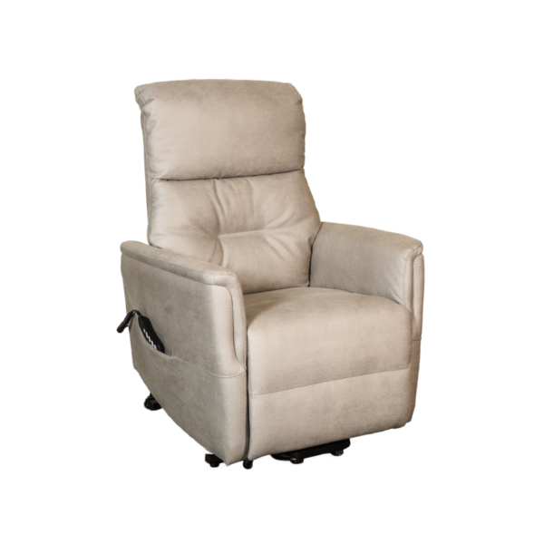 Sta-op Relaxfauteuil Himolax - Microvezel - Lichtgrijs