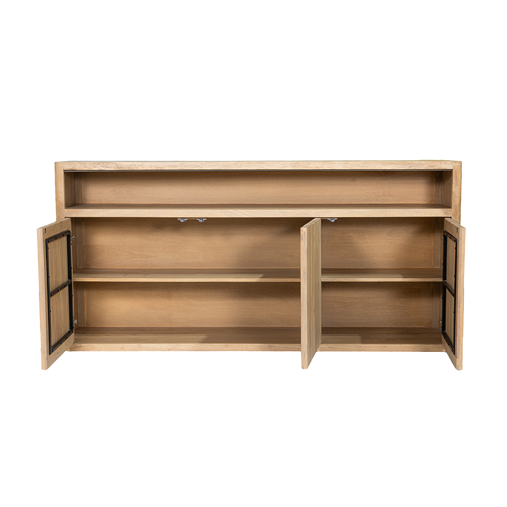Tenna Dressoir naturel 180 cm - Afbeelding 3
