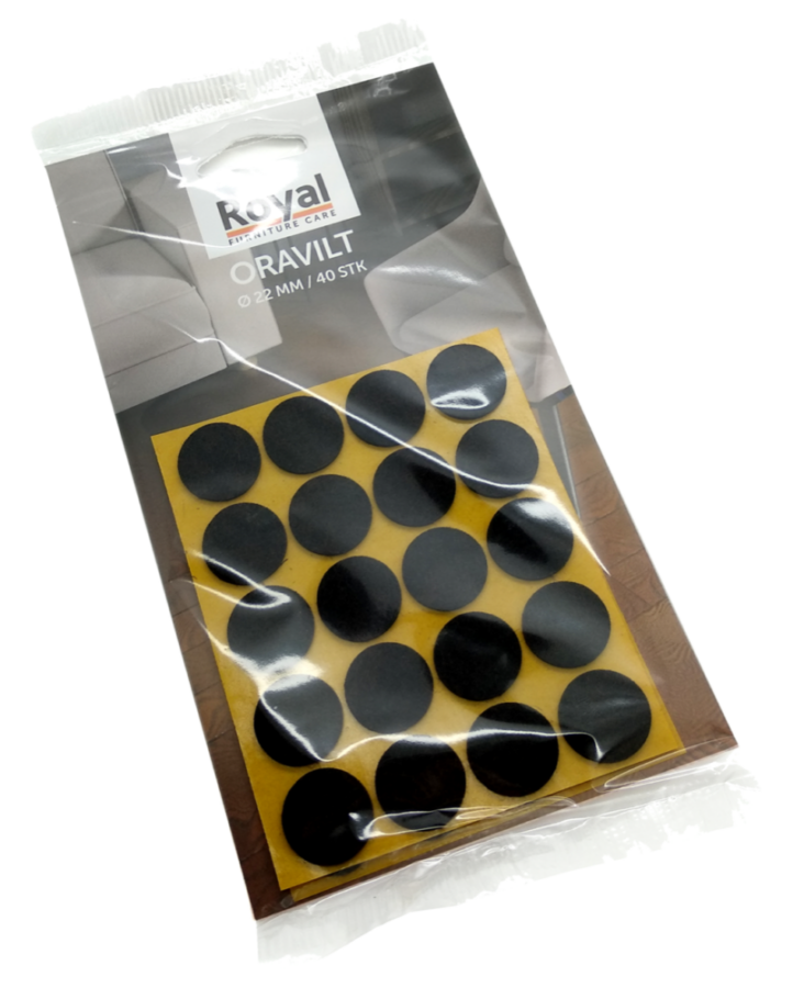 Zelfklevende Viltstrook - 22 mm - 40 stuks - Afbeelding 2
