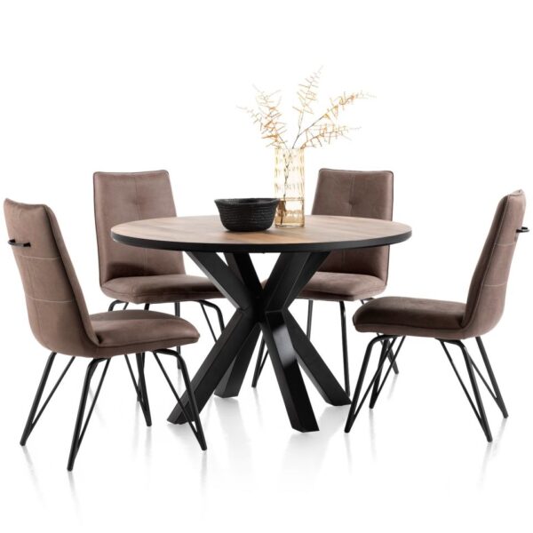 Sardinie, eetkamertafel rond 120 cm