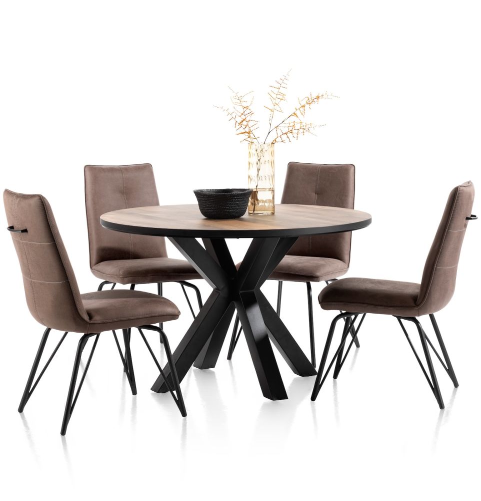 Bella, eetkamerstoel - Rocky + greep rond frame - Afbeelding 3