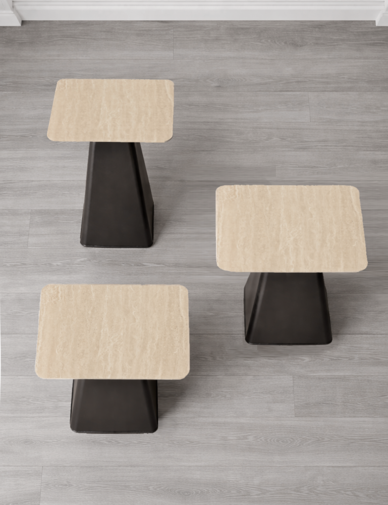 Milly salontafel h35cm - Cremekleurig - Afbeelding 4