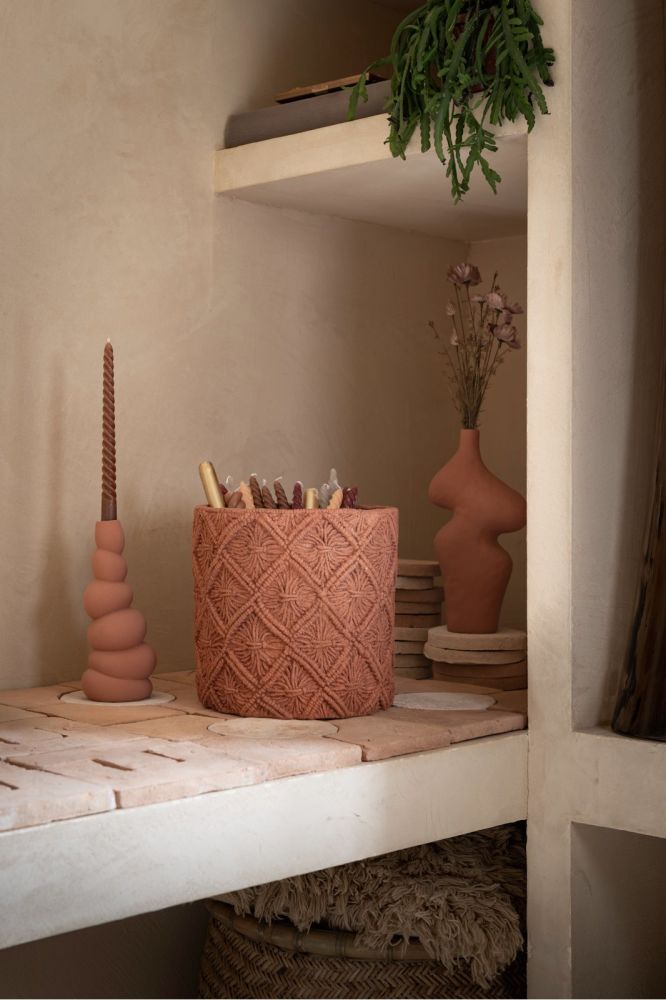 Maria vaas H30,5cm - Terracotta - Afbeelding 10