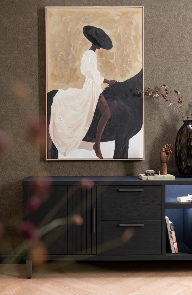 Amazone schilderij 90x140cm - Multikleur - Afbeelding 11