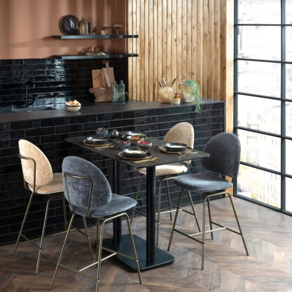 ambiance Brest bistrotafel marble onyx 120x75cm