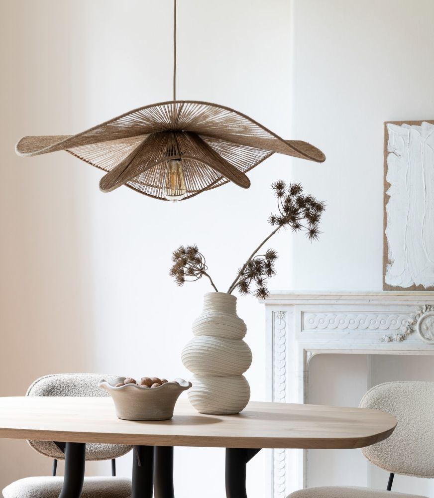Iggy hanglamp 1*E27 D80cm - Naturel - Afbeelding 16