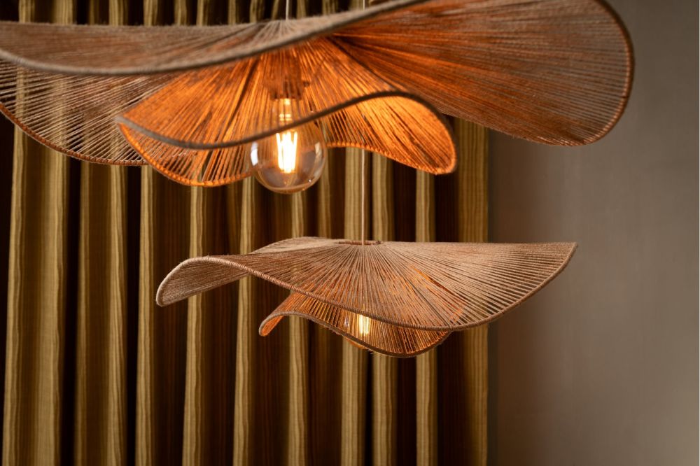 Iggy hanglamp 1*E27 D80cm - Naturel - Afbeelding 17