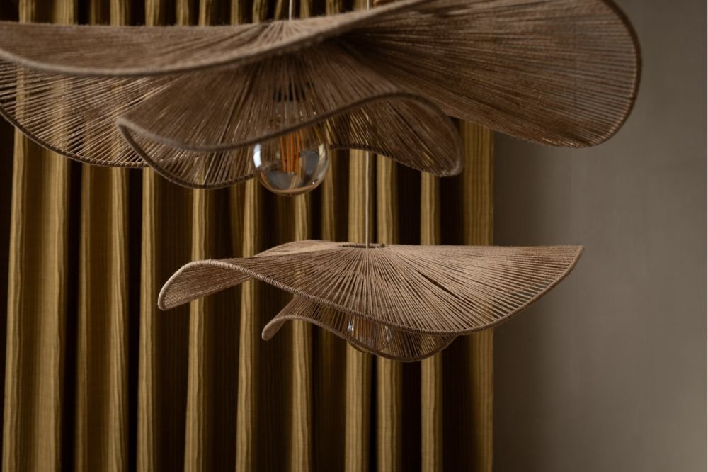 Iggy hanglamp 1*E27 D80cm - Naturel - Afbeelding 18