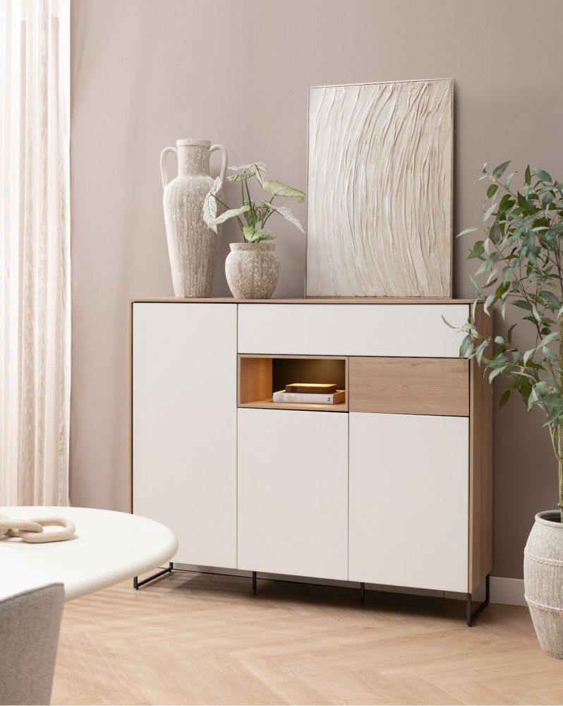 Braga vaas H75cm - Beige - Afbeelding 18