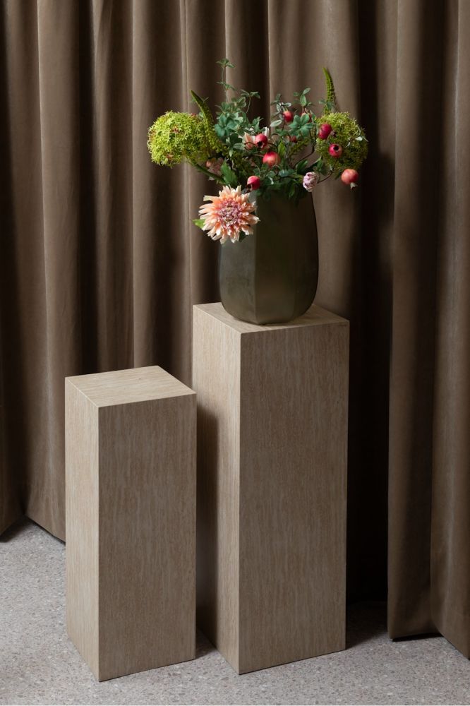 Noisettes vaas H39cm - Taupe - Afbeelding 5