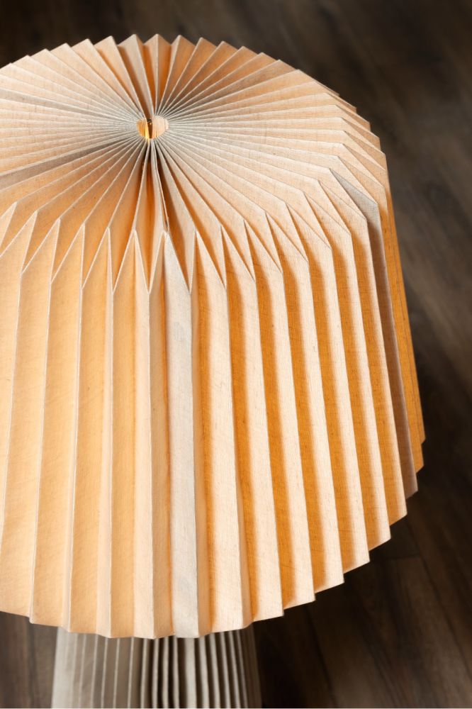 Rikke vloerlamp 1*E27 H95cm - Beige - Afbeelding 8