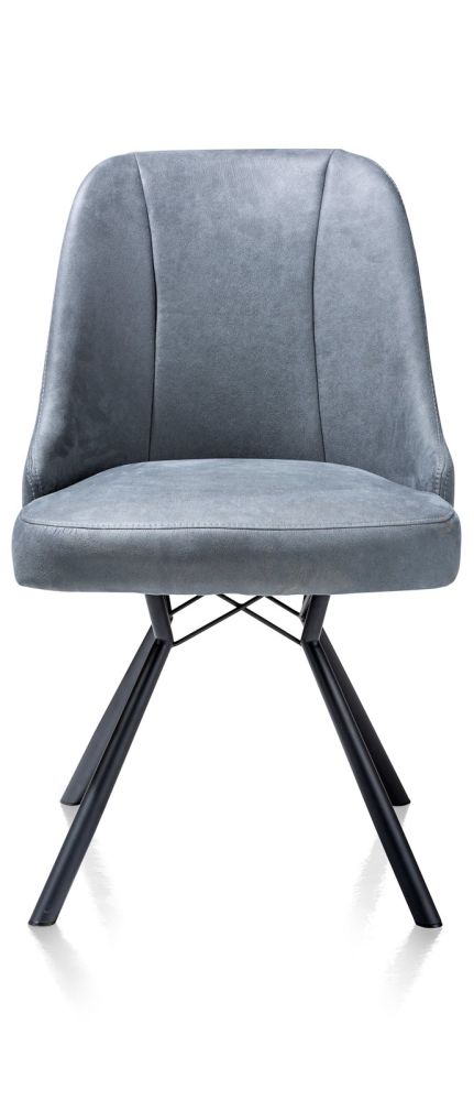 Eefje, eetkamerstoel - 4 pootjes zwart - incl. pocketvering - stof Kibo - Afbeelding 8